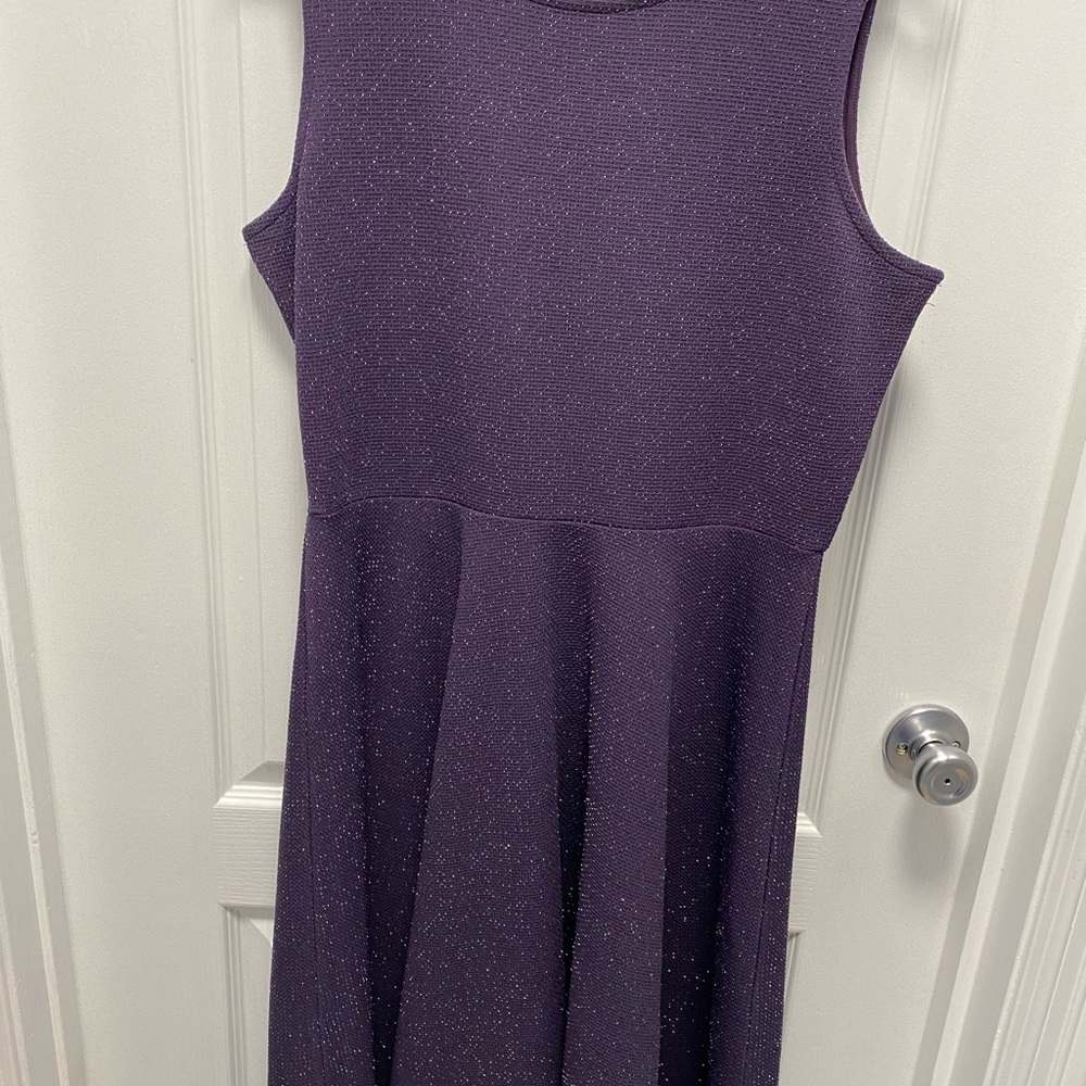 Purple midi dress Size Large